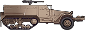Sideview of M3A1 Scout Car